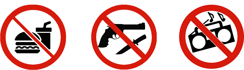 Not Allowed In The Hotel - Inishmore (1450x350), Png Download
