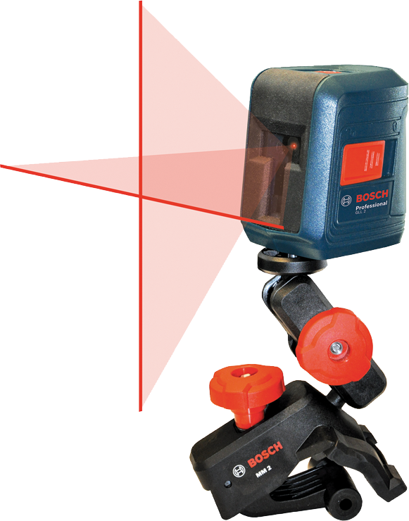Gll - Bosch Self Leveling Cross Line Laser (581x740), Png Download