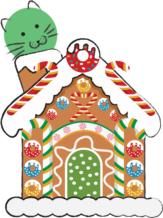 The Holiday Season Than By Making A Gingerbread House (909x837), Png Download