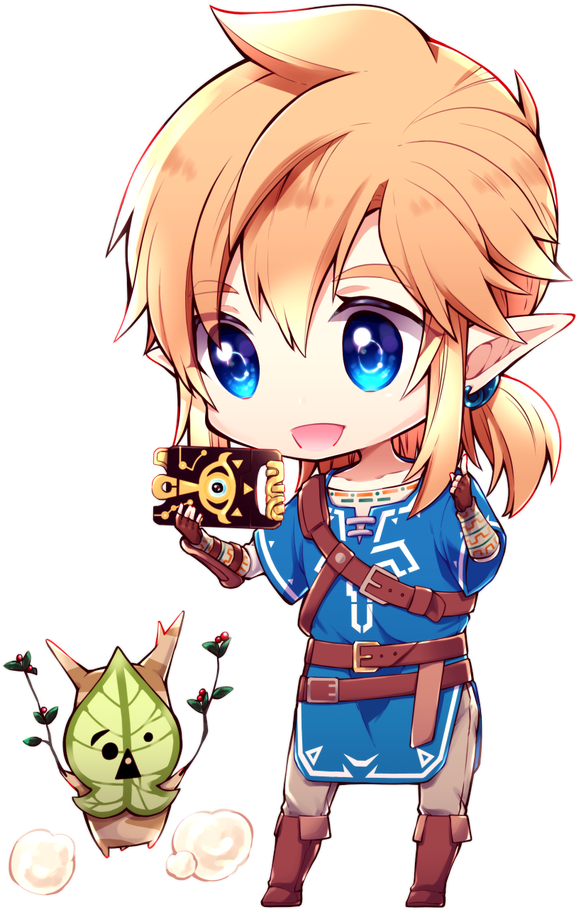 Breath Of The Wild - Cartoon (851x1200), Png Download