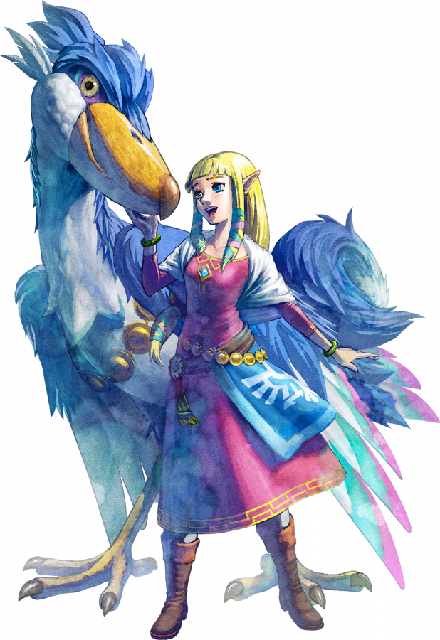 Which Is About As Ridiculous As Epona Evolving Into - Zelda Skyward Sword Bird (618x900), Png Download