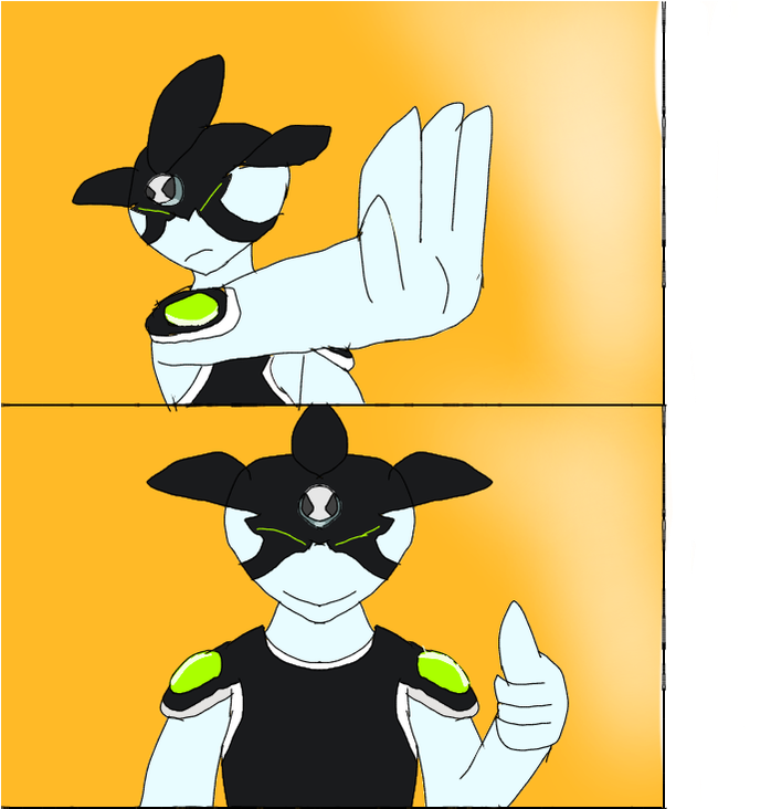 Ben 10 Ditto Meme Png *insert The Meme Here* - Cartoon (1200x731), Png Download