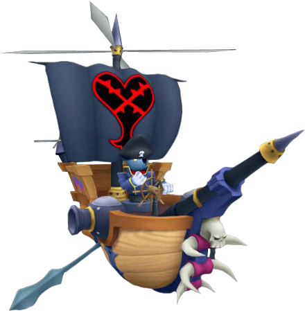 Kingdom Hearts Wiki Β - Kingdom Hearts Heartless Ship (562x562), Png Download
