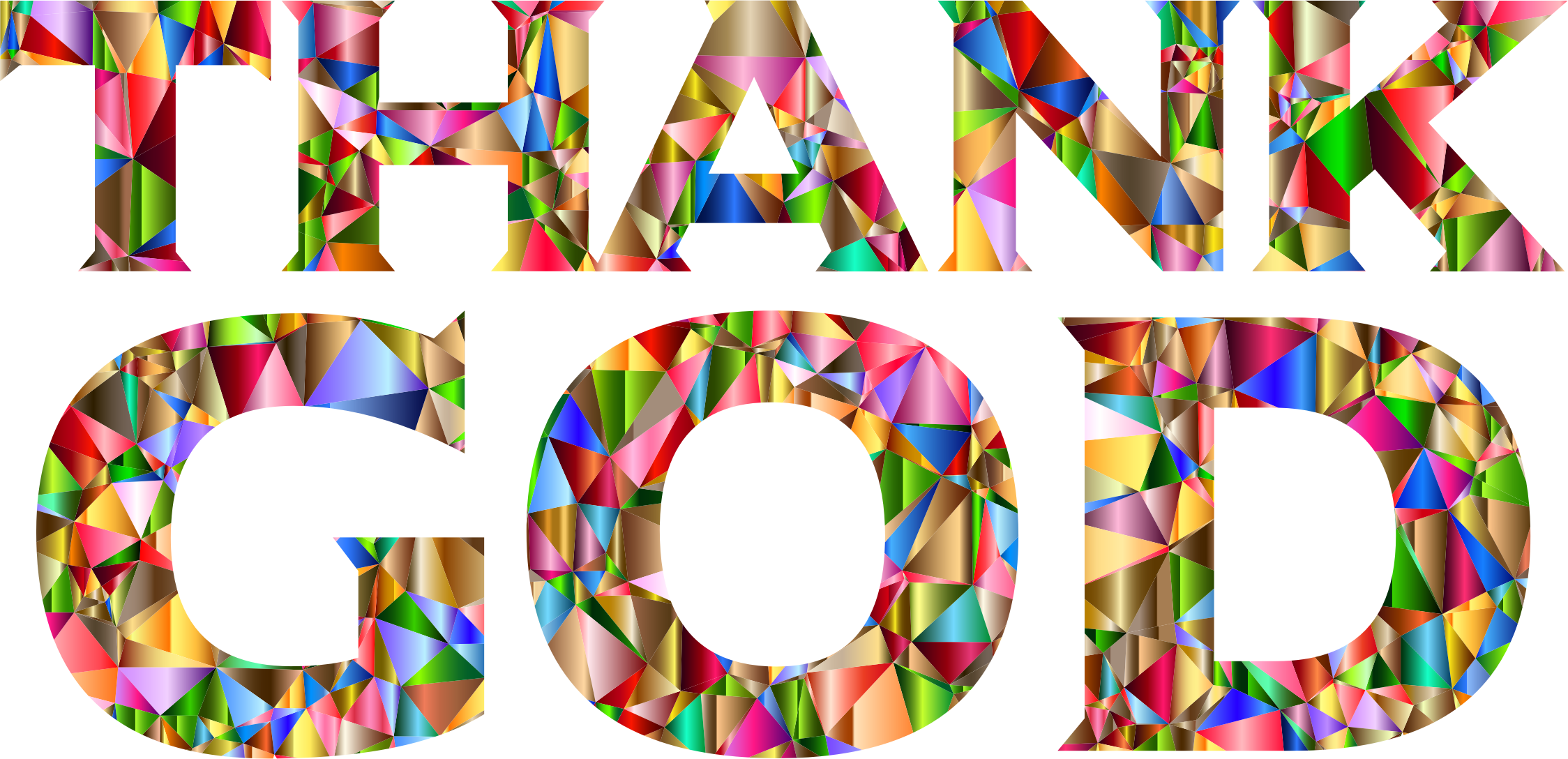 Download Wallpaper » God Clipart - Thank God Clipart (2248x1088), Png Download
