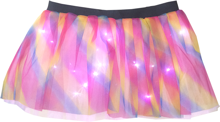 Led Tutu - Miniskirt (800x800), Png Download