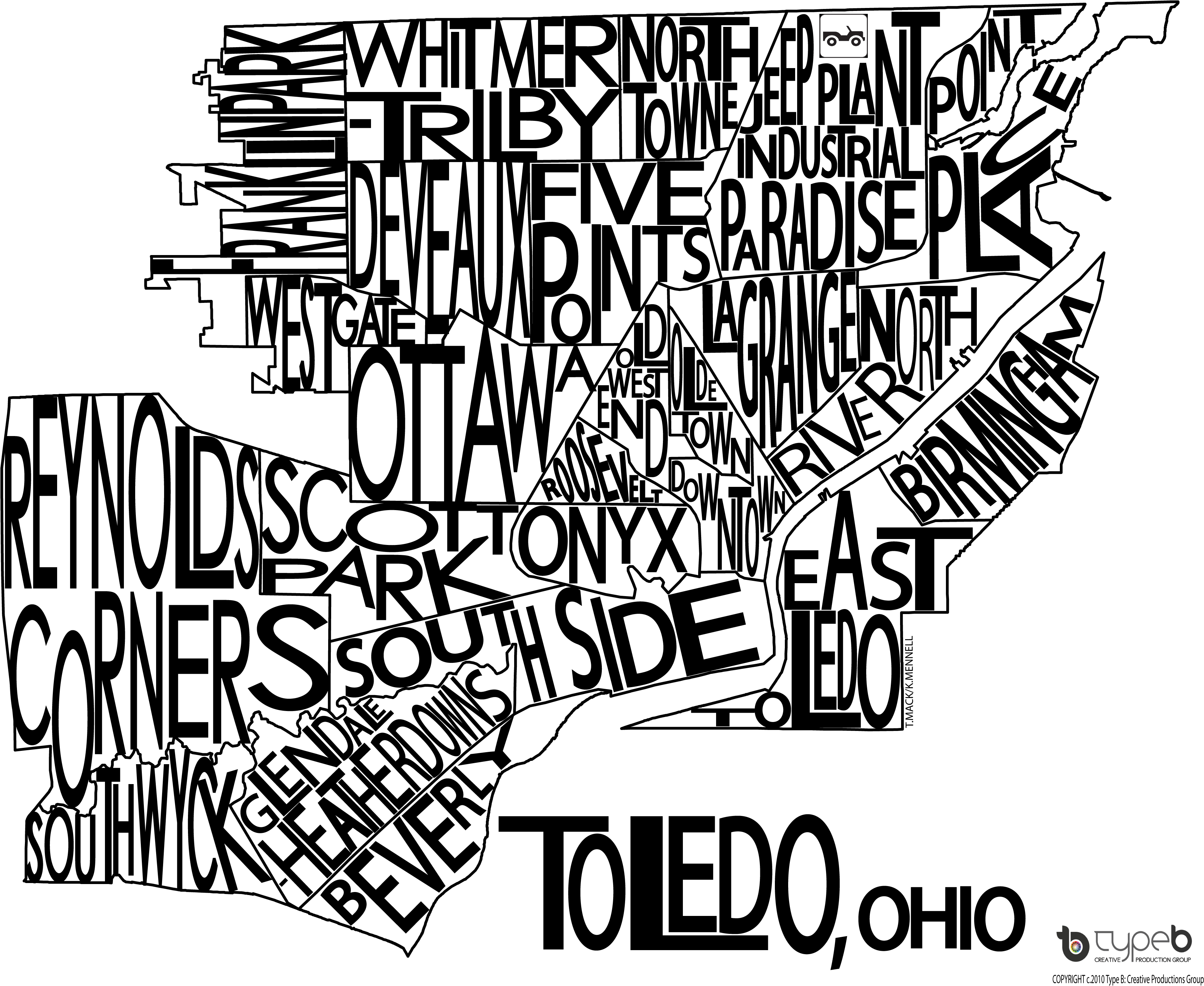 Toledo Neighborhood - Illustration (3643x2979), Png Download