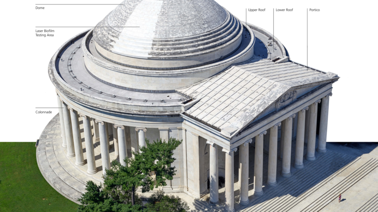 The Thomas Jefferson Memorial Is About To Undergo A - Thomas Jefferson Memorial Architect (750x421), Png Download