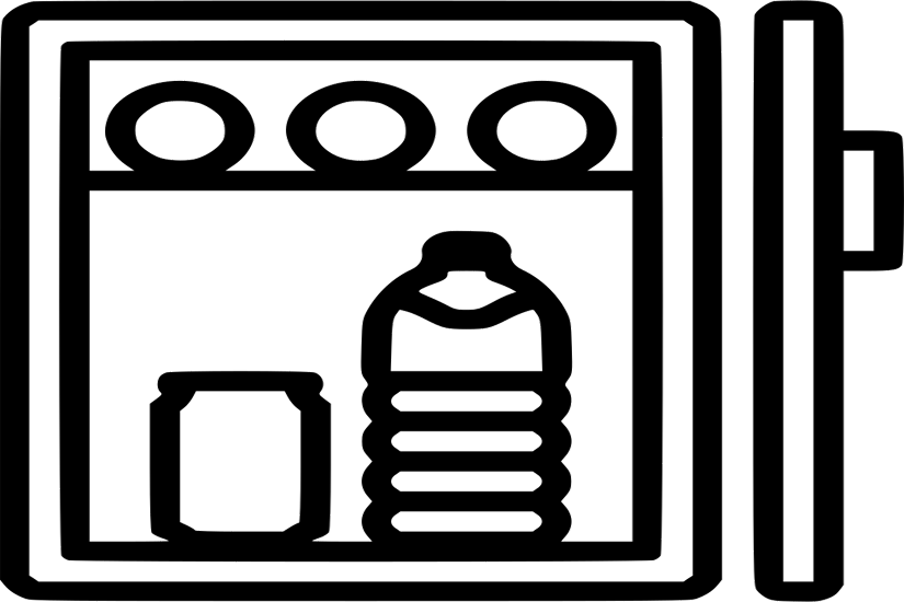 Mini Refrigerator (825x550), Png Download