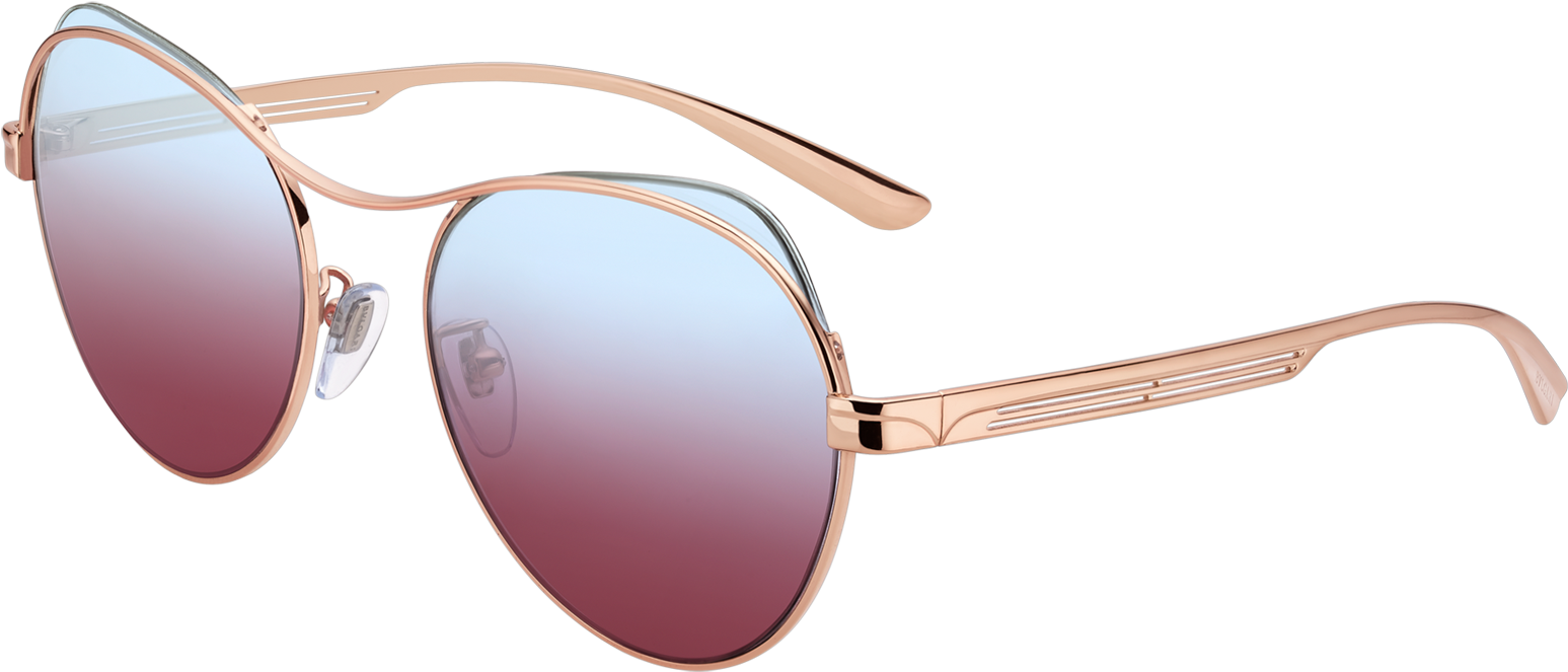 Zero1 Sunglasses Sunglasses Metal Purple - Reflection (1800x1405), Png Download