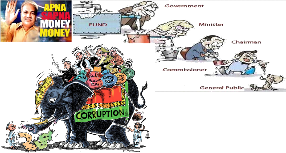Black Money Circulation In India - Bank Corruption In India (1214x648), Png Download