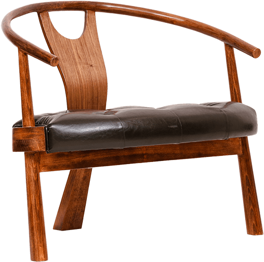 Maharaja Solid Wood Arm Chair In Walnut - Chair (700x700), Png Download