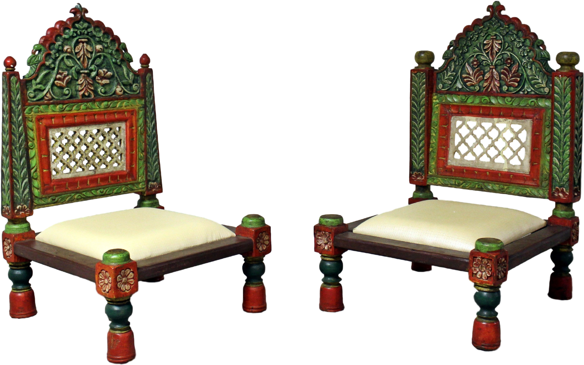 This Is A Traditional Low Height Teak Wood Tribal Style - Low Height Wooden Chairs (2048x1269), Png Download