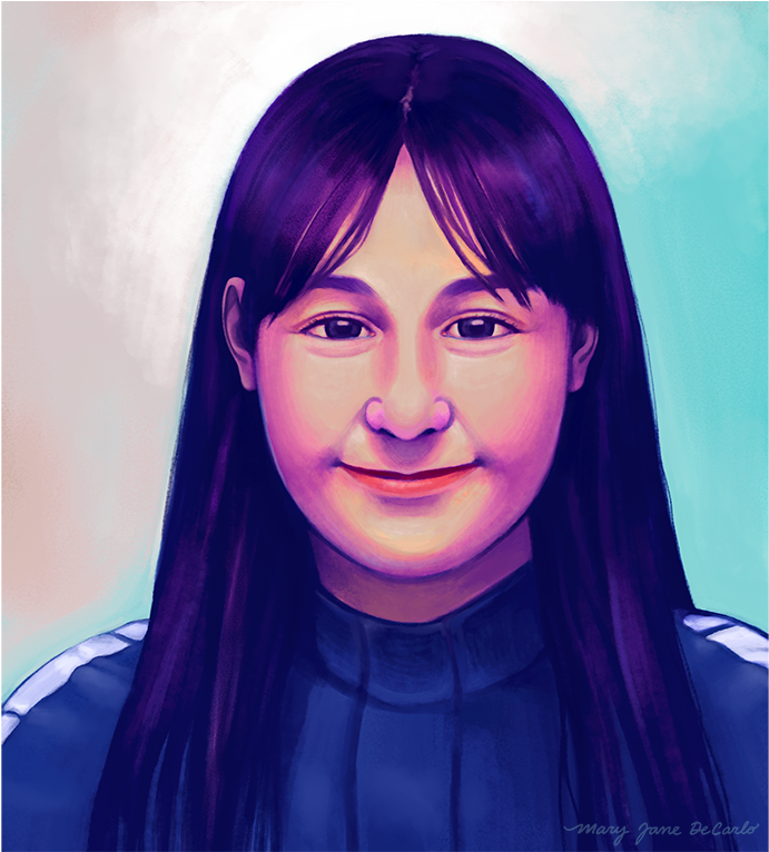 Isabella Clip Studio Paint Photoshop Smile Pose Color (1020x765), Png Download