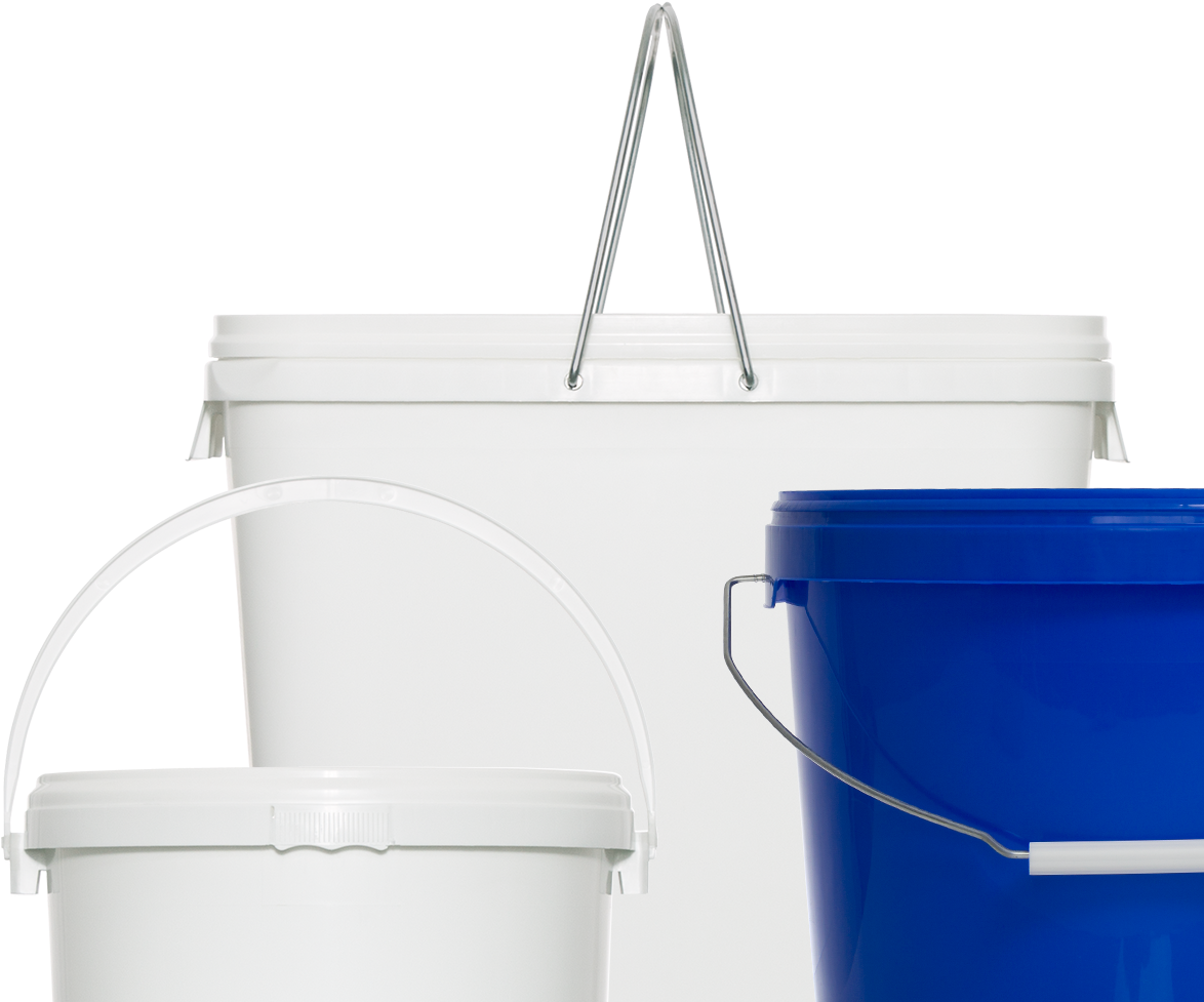 Plastic Buckets - Bathtub (2400x1028), Png Download
