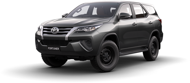 Toyota Fortuner - Fortuner 2017 Matte Black (800x450), Png Download