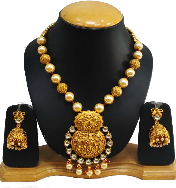Imitation Set Ans389 - Flipkart Imitation Jewellery Set (584x643), Png Download