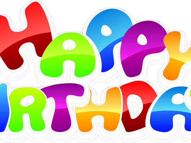 3d Clipart Happy Birthday - Happy Birthday Sticker Whatsapp (640x480), Png Download