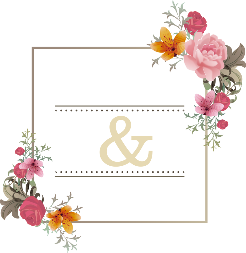 Pink Flower E Card Wedding Greeting Get Well Invitation - Wedding (800x820), Png Download