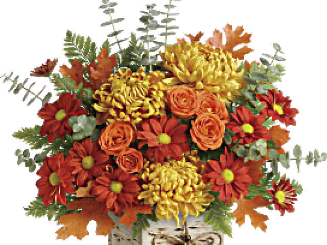 Bouquet Clipart Flower Bookey - Autumn Bouquet Flowers (640x480), Png Download