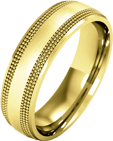 Plain Wedding Band For Women In 18ct Yellow Gold, With - Wedding Ring (560x560), Png Download