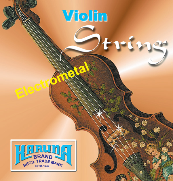 Download Electrometal Violin Karuna Violin Strings Full Size PNG