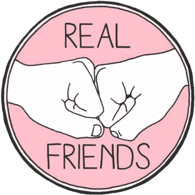 Real Friend Sticker - Sticker Real Friends (1024x1024), Png Download