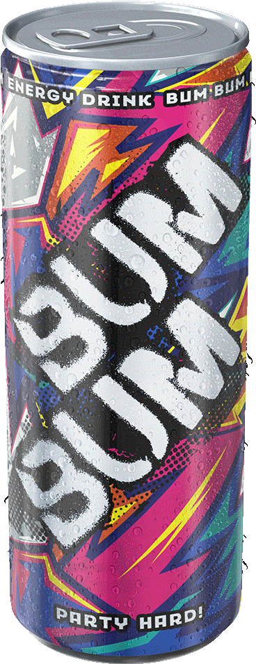 Max Power Max Power Bum Bum Can Energy Blast Can - Bum Bum Energy Drink (376x1000), Png Download