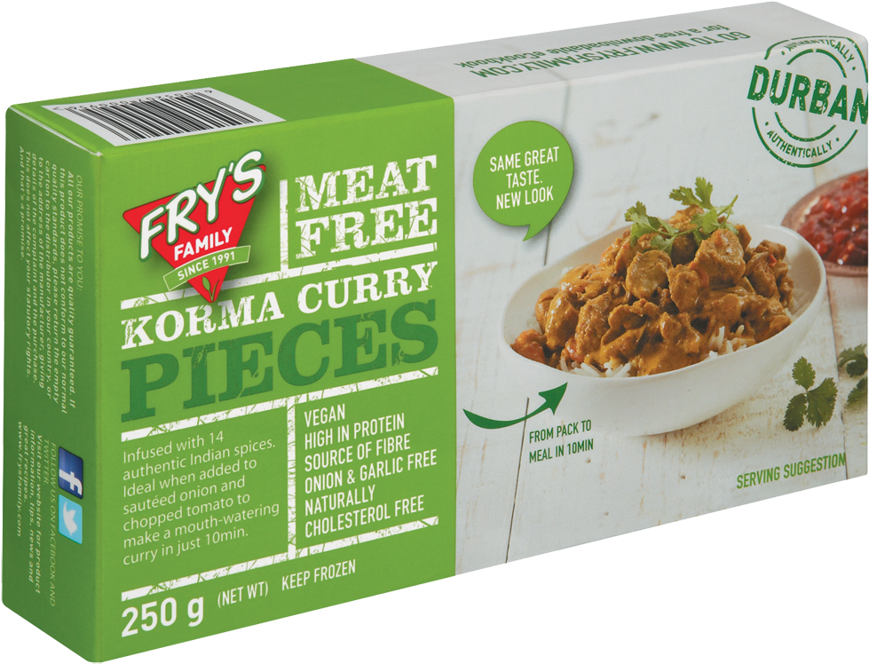Fry's Korma Curry Pieces (1000x777), Png Download