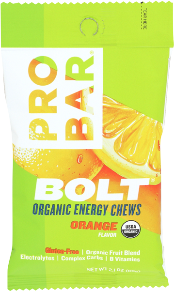 Probar Bolt Energy Chews Orange Chews Soft-2 - Flyer (650x650), Png Download