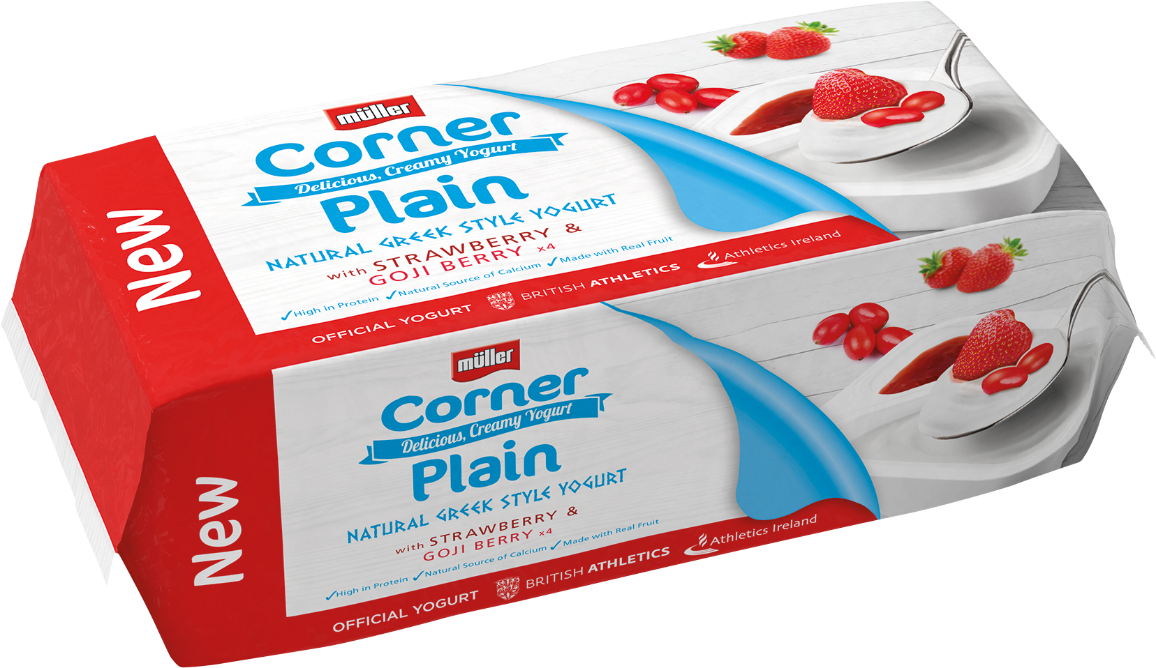 Muller Corner Less Sugar (1772x1063), Png Download