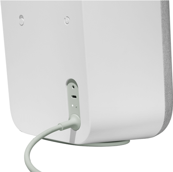 Back Side Angle View Of Google Home Max - Tablet Computer (565x565), Png Download