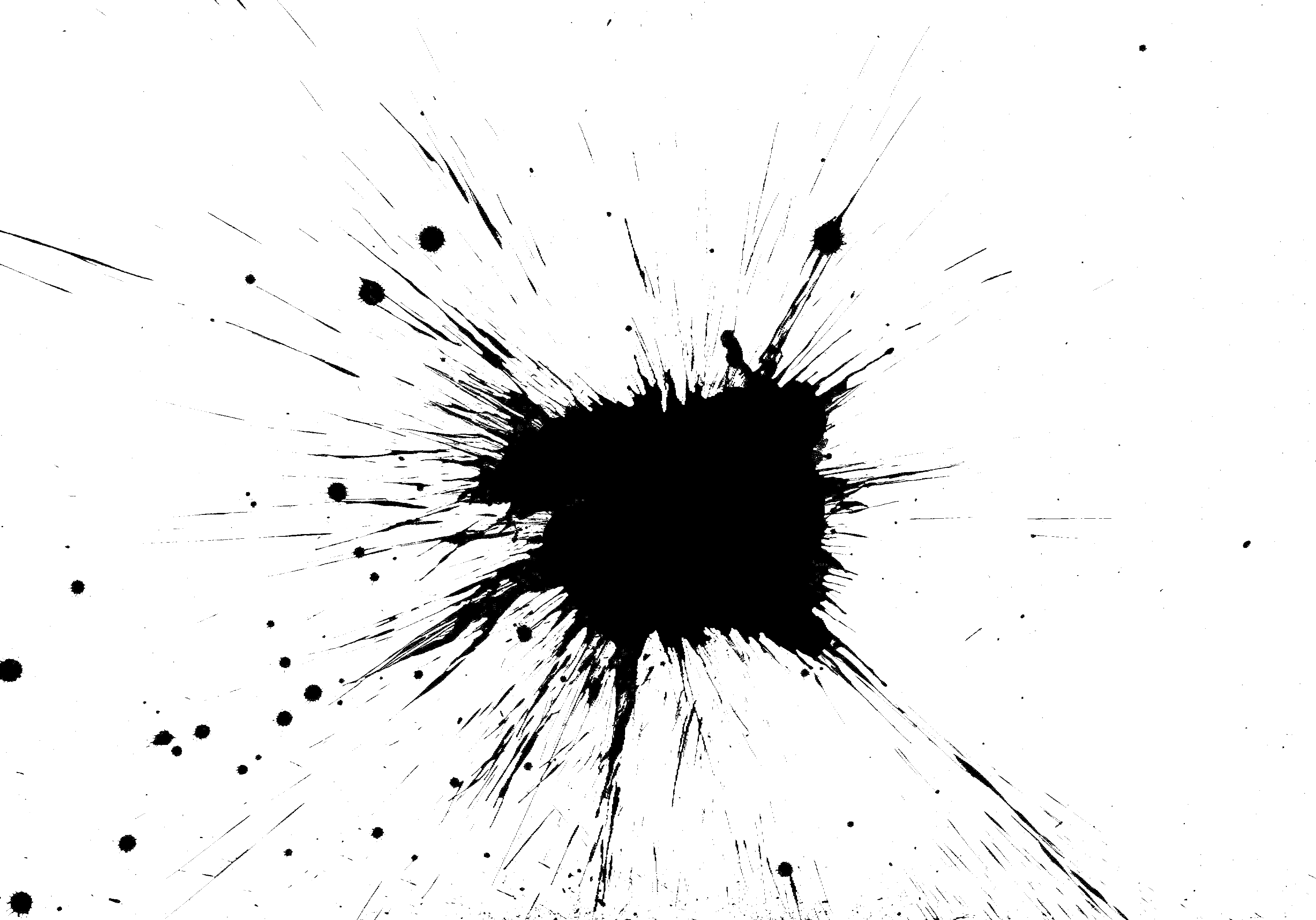 Free Download - Monochrome (3421x2391), Png Download