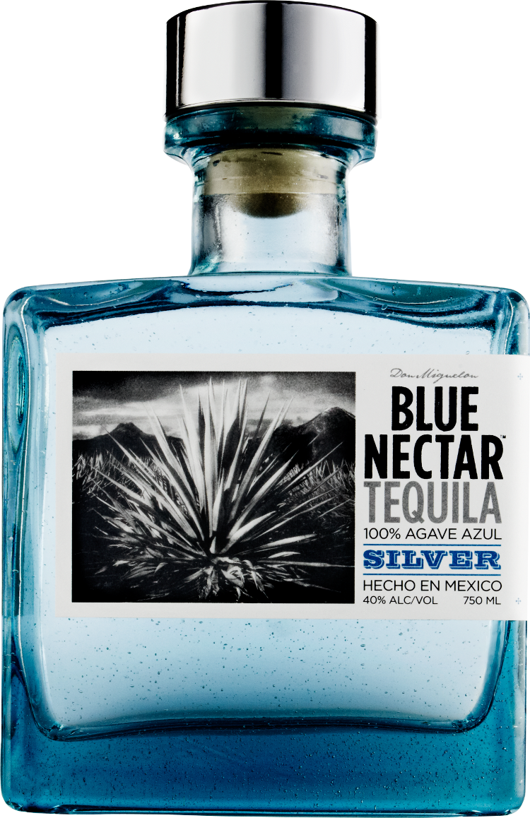 Silver - Blue Nectar Tequila (750x1158), Png Download