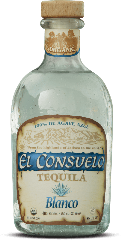 El Consuelo Tequila Certified Organic Blanco 750ml - El Consuelo Tequila (800x800), Png Download