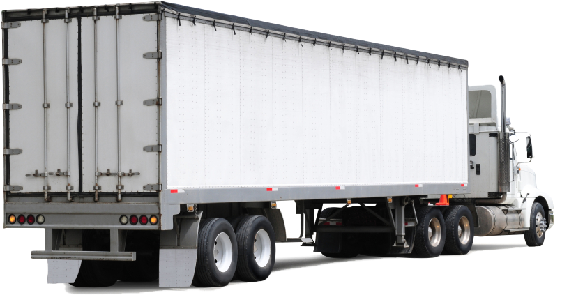 San Antonio Trailer Repairs - Back Of White Semi Truck (851x564), Png Download