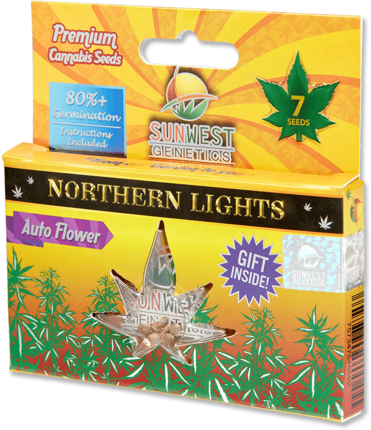 Northern Lights Seeds Autoflower - Kush (800x910), Png Download