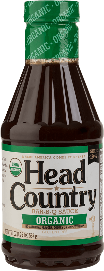 Head Country Organic Sauce - Bottle (1080x1080), Png Download