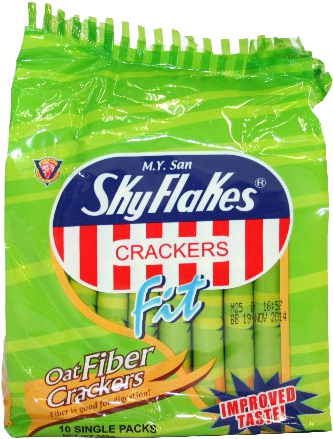 Sky Flakes Fit Oat Fiber Crackers 10s Sky Flakes Fit - Skyflakes Crackers (600x600), Png Download