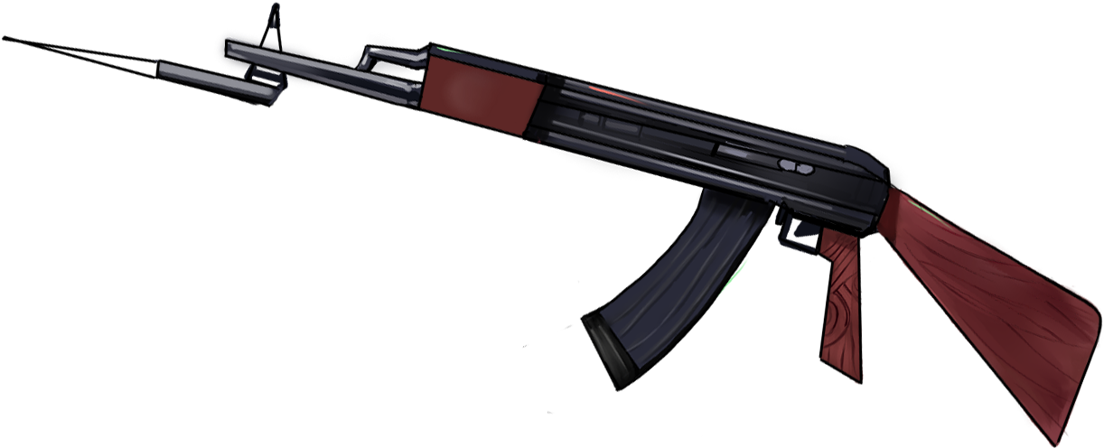Ak Png และ Psd - Assault Rifle (2000x2000), Png Download