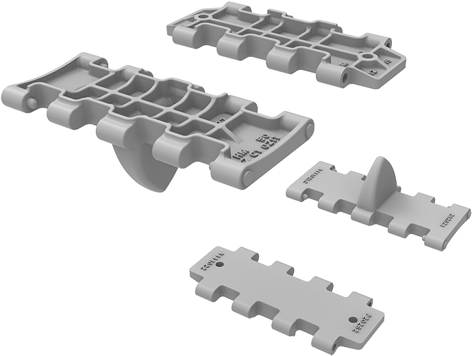Miniart 35207 T 34 Wafer Type Workable Track Links - Чертеж Трака Т 34 (800x621), Png Download