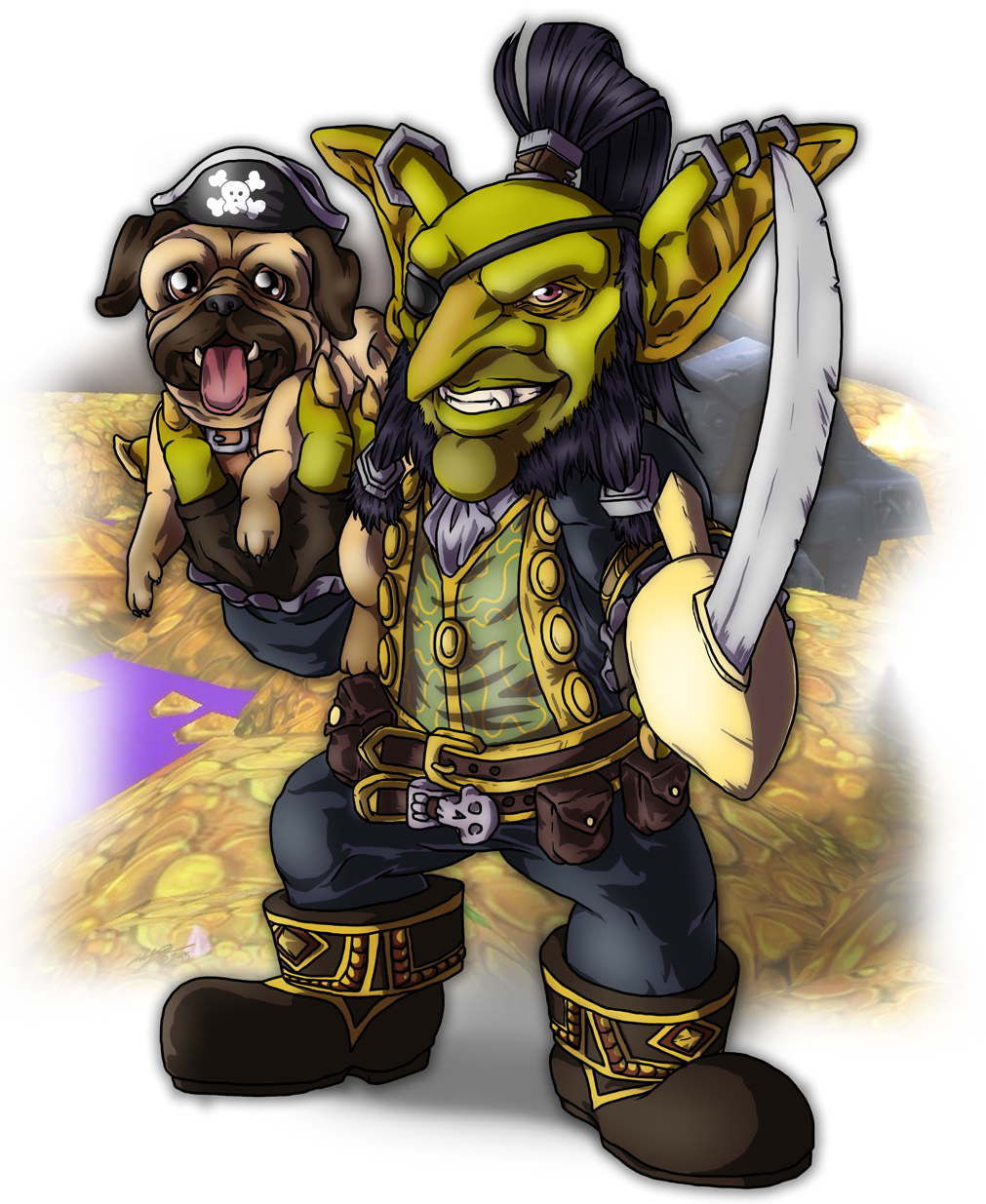 Outlaw Rogue Extraordinaire - Outlaw Rogue Png (1011x1235), Png Download