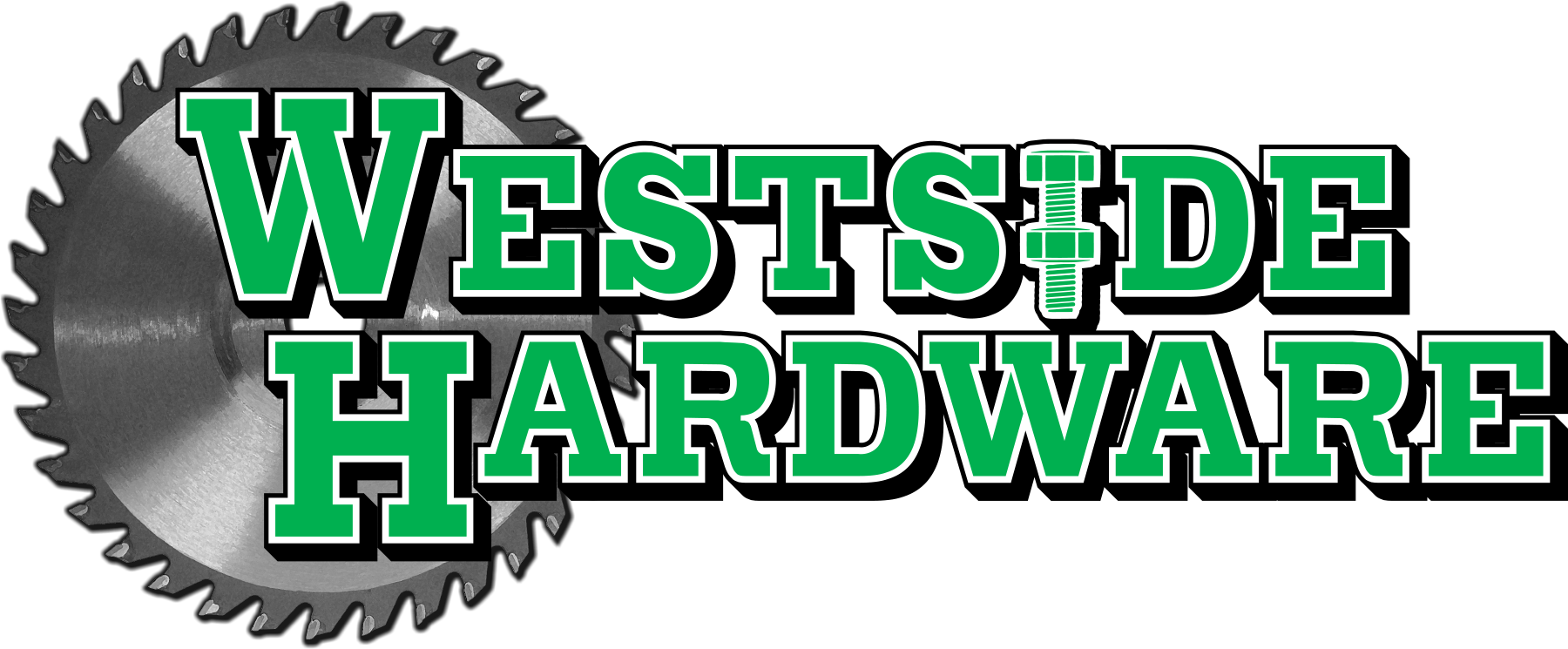 Westside Hardware Logo - Graphic Design (1800x745), Png Download