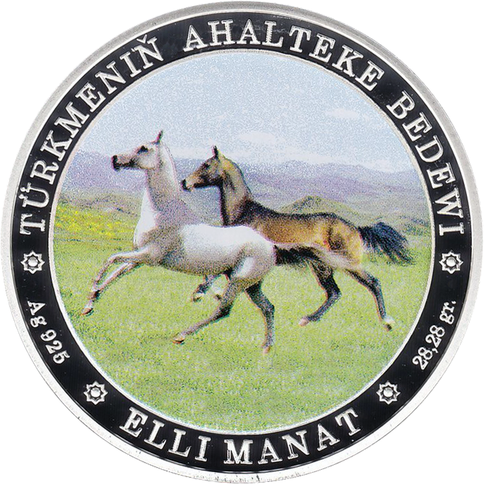 Tm 2013 50manat Horse B - Apple Safari Logo Png (685x685), Png Download