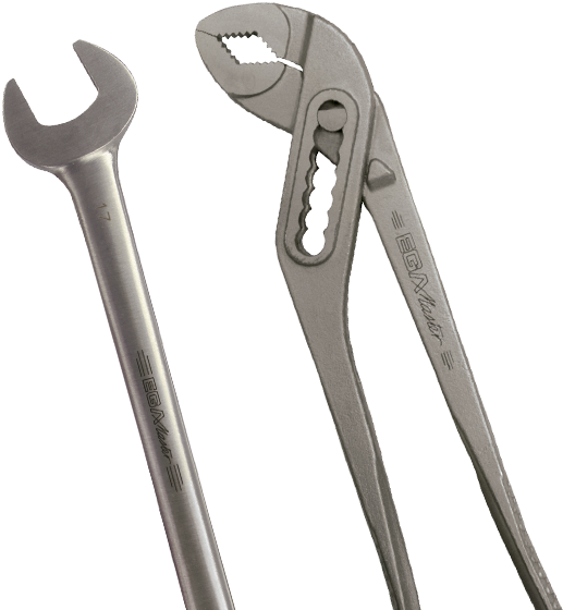 Carro Inox Ega Master Inox Tools - Stainless Steel Tools (555x591), Png Download