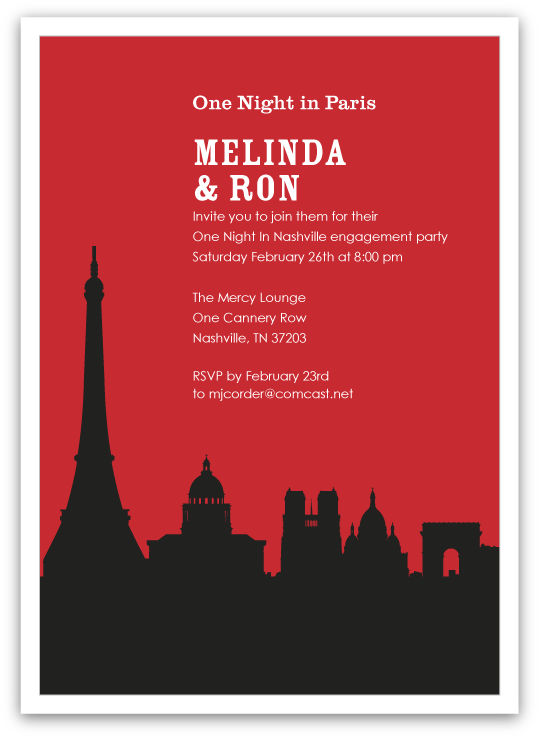 Paris Skyline Silhouette (748x748), Png Download