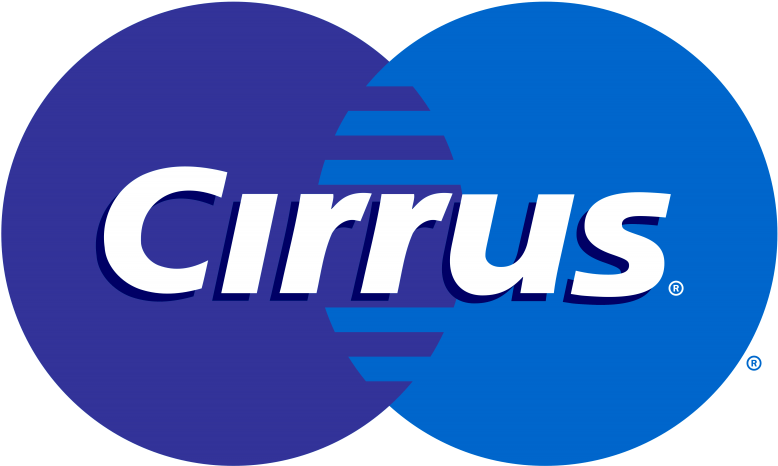 Popular Logo - Logo Atm Cirrus Png (800x499), Png Download
