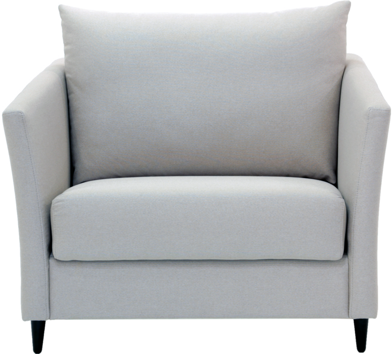 Erika Cot Size Sofa Sleeper Luonto Furniture - Club Chair (775x700), Png Download