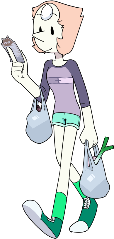 Clothing Footwear White Green Cartoon Fashion Accessory - Pearl (540x840), Png Download