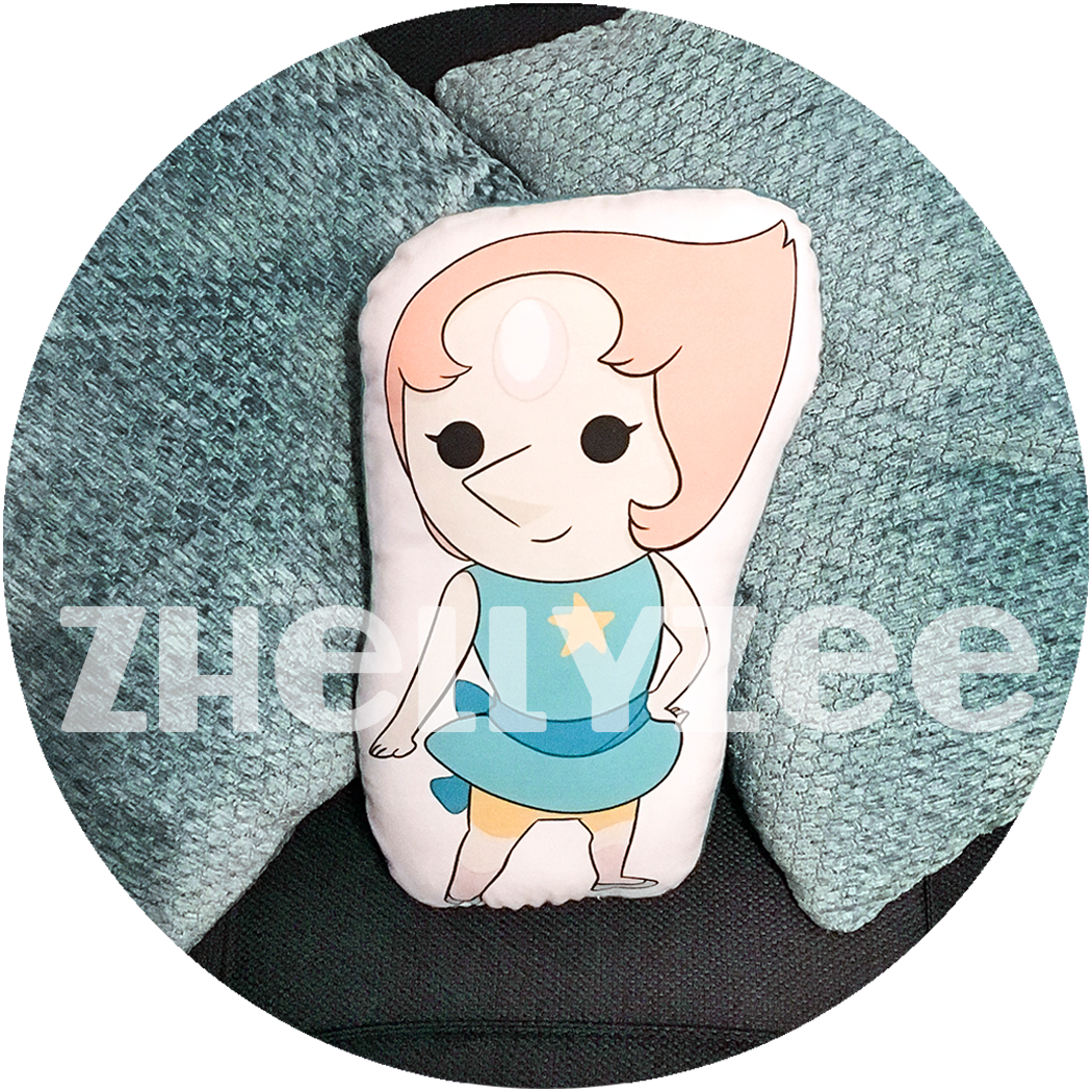 Pearl Pillow Plush - Cartoon (1050x1050), Png Download