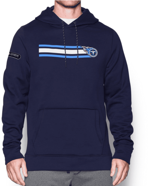 Under Armour Men's Tennessee Titans Medium Hoodie Sweatshirt - Polar Fleece (640x640), Png Download